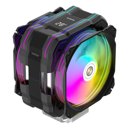 ALSEYE M120D Plus CPU Cooler with Temperature Display,