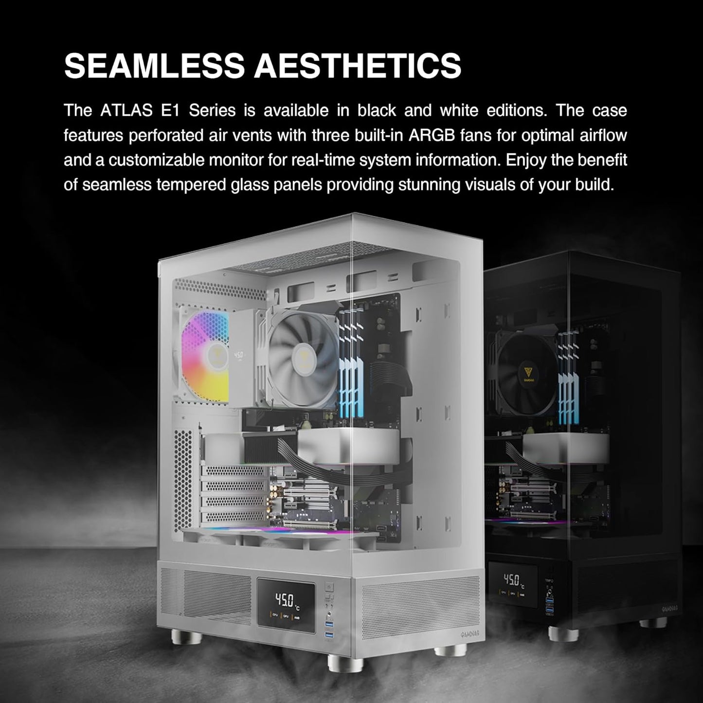 GAMDIAS Atlas E1 (White/Black)