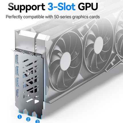 Vertical GPU Mount, PCIe 5.0/4.0