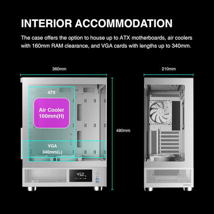 GAMDIAS Atlas E1 (White/Black)