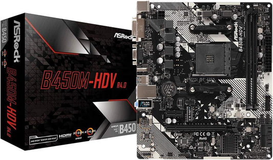 B450M-HDV R4.0 AMD