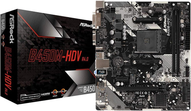 B450M-HDV R4.0 AMD