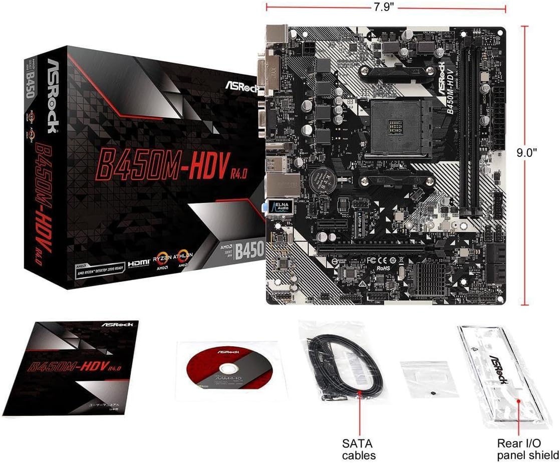 B450M-HDV R4.0 AMD