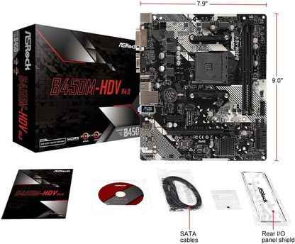 B450M-HDV R4.0 AMD