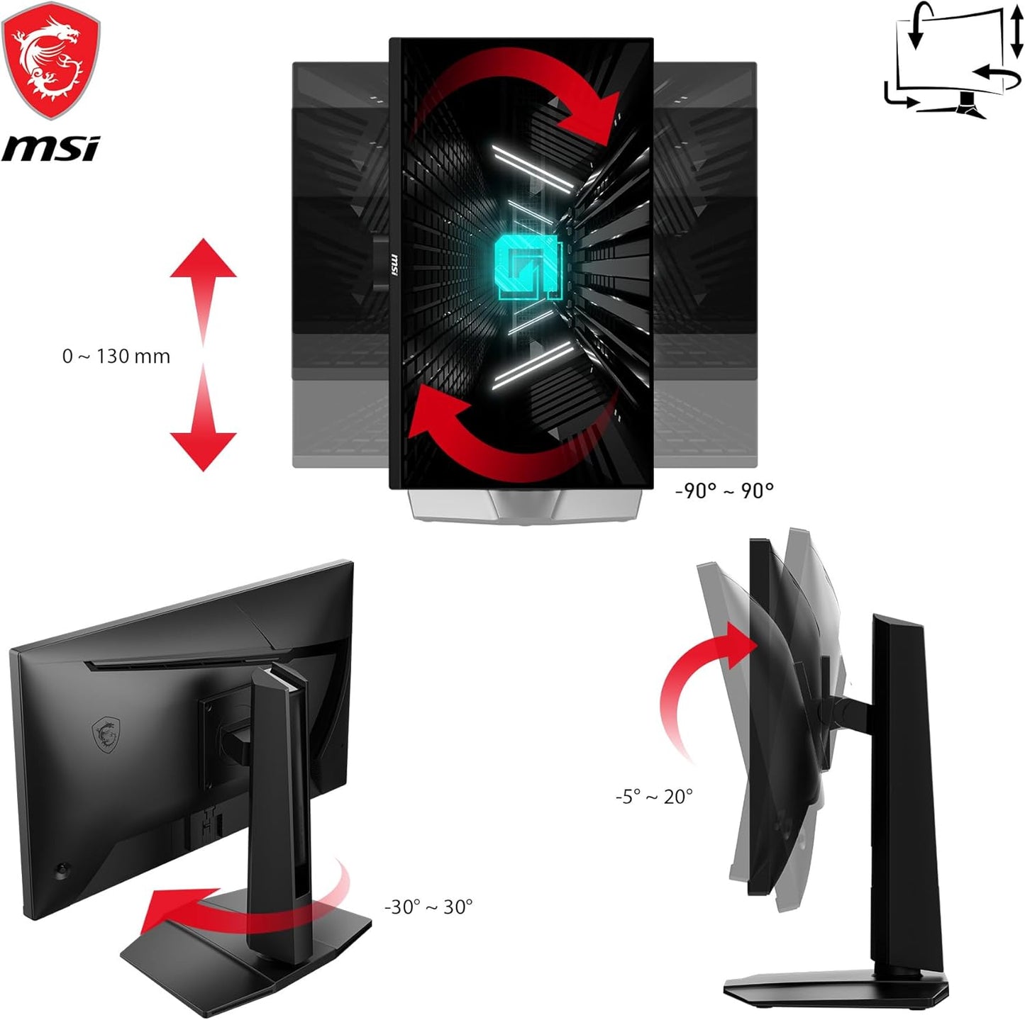 MSI G255PF E2 25" 1920 x 1080, 180Hz