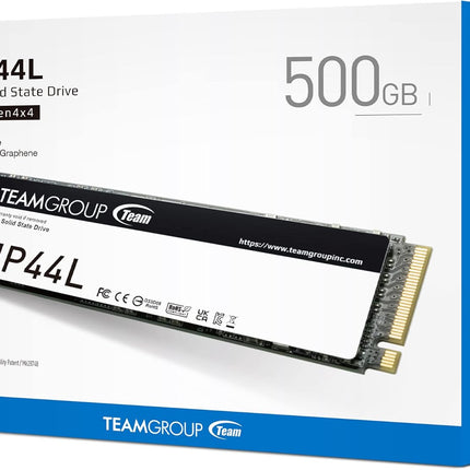 TEAMGROUP MP44L 500GB SLC Cache NVMe 1.4 PCIe Gen 4x4 M.2 2280 Laptop&Desktop SSD (R/W Speed up to 5,000/3,700MB/s)