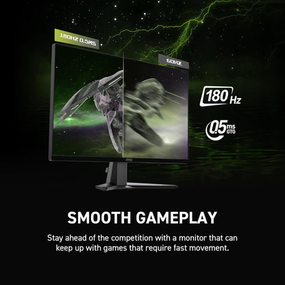 MSI MAG 275QF 27" 16:9 Full HD 1440P 180Hz IPS LED HDR Gaming Monitor, Metallic Black