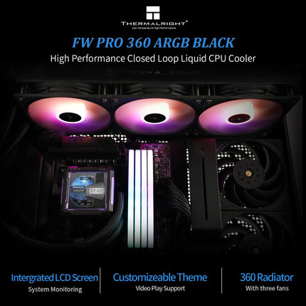 THERMALRIGHT FROZEN WARFRAME 360 PRO AIO CPU Cooler (Black)