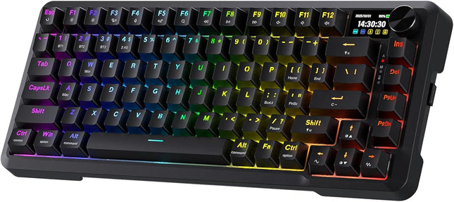 Redragon K724 PRO Wireless Gasket Gaming Keyboard w/Hype Screen & Knob
