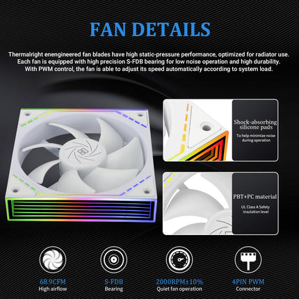 Thermalright Frozen Infinity 240 ARGB Water Cooler (White)