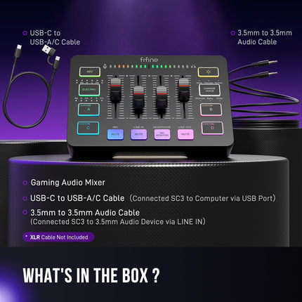 FIFINE Gaming Audio Mixer