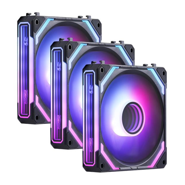 Redragon GCF012 Standard 120mm PC Case Fan (Black)