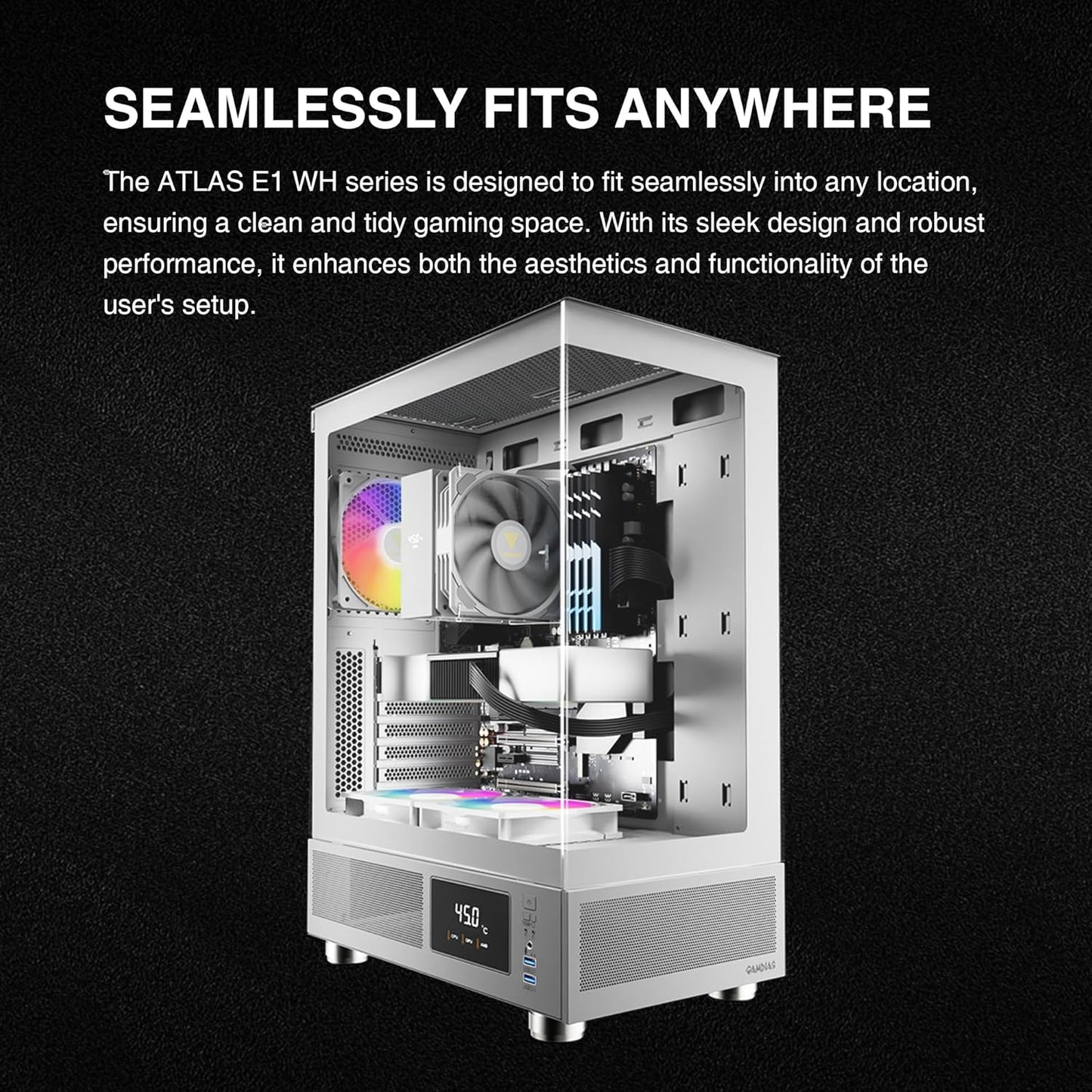 GAMDIAS Atlas E1 (White/Black)