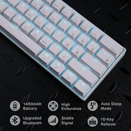 RK ROYAL KLUDGE RK61 Wireless (White)