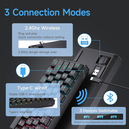 DIERYA DK63 60% Wireless Mechanical Gaming Keyboard