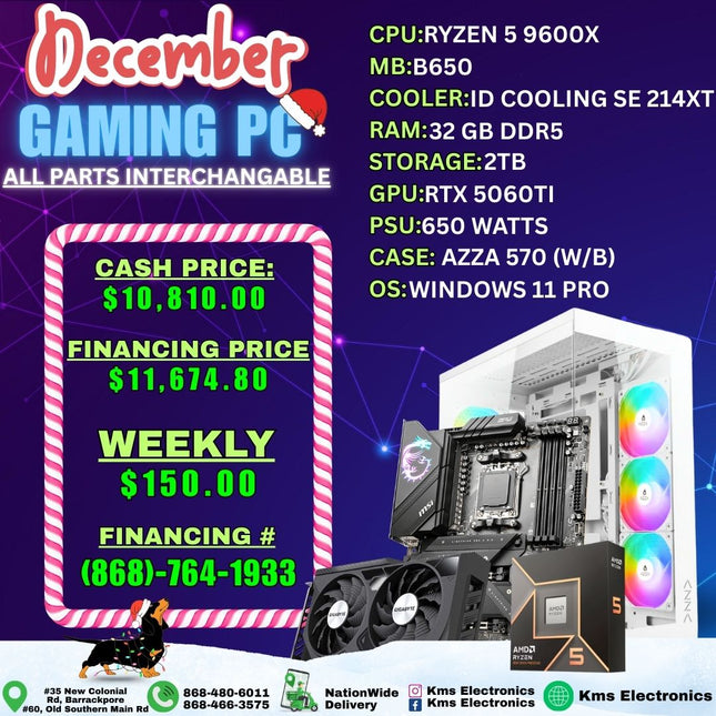 Ryzen 5 9600x / RTX 5060ti