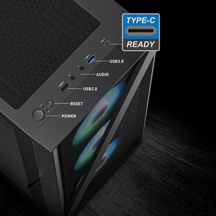 Vetroo M05 Micro ATX Black