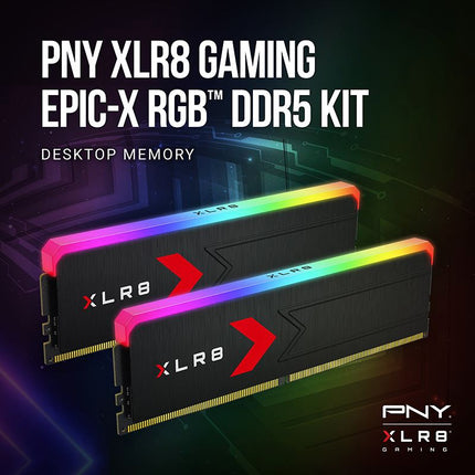 XLR8 Gaming DDR5 RGB 6000MHz Desktop Memory Kit