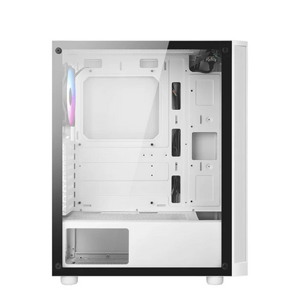 AZZA CSAZ-280W Spectra White ATX Mid Tower Gaming Case