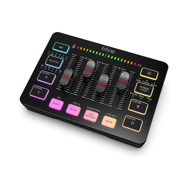 FIFINE Gaming Audio Mixer
