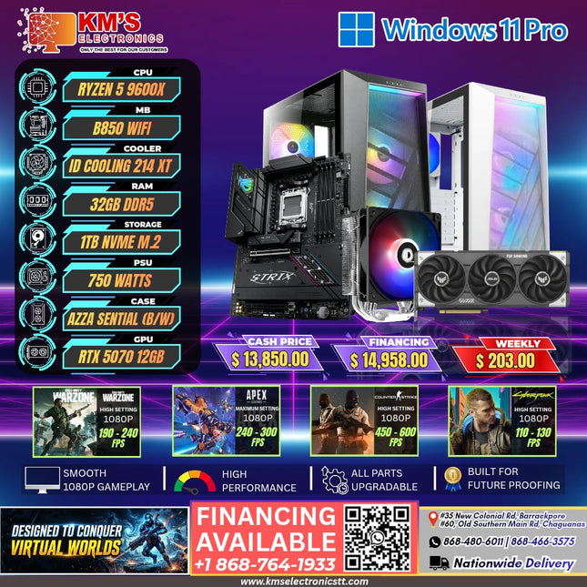 Ryzen 5 9600X | RTX 5070 12GB