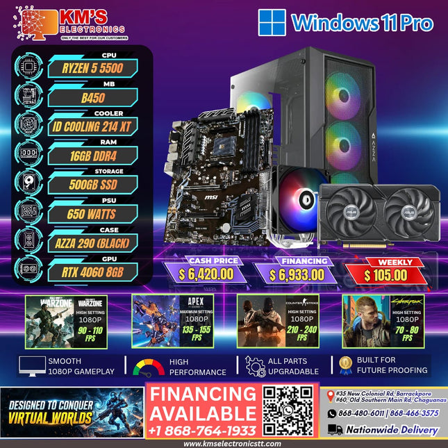 Ryzen 5 5500 | RTX 4060