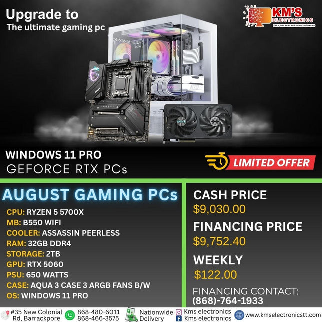 Ryzen 5 5700X / RTX 5060