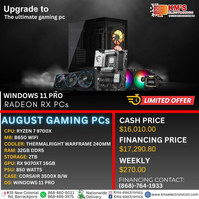Ryzen 7 9700X / RTX 9070XT 16GB