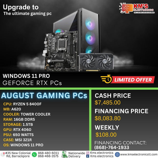 Ryzen 5 8400F / RTX 4060
