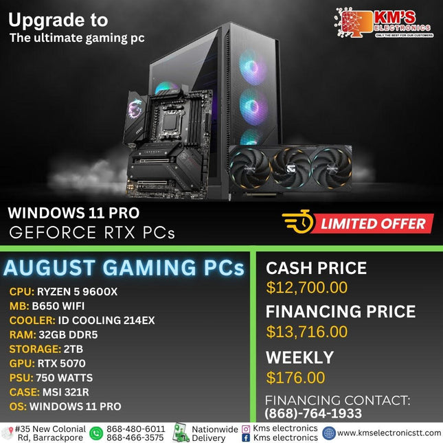 Ryzen 5 9600X / RTX 5070